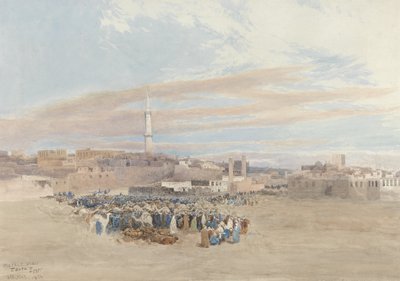 The Market Place, Tanga, Egypt, 1874 by William Paton Burton